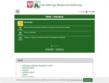 Tablet Screenshot of krus.gov.pl